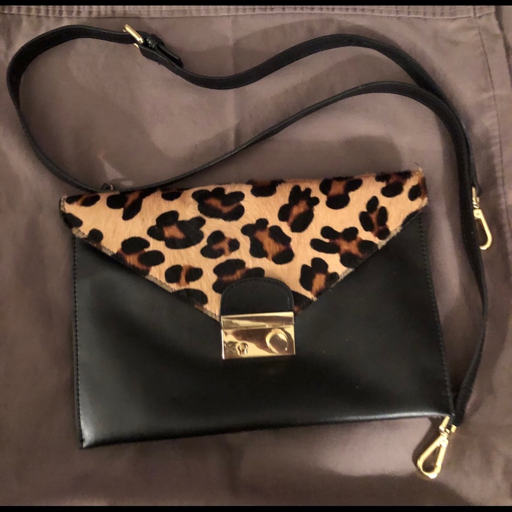 Italian leather crossbody bag